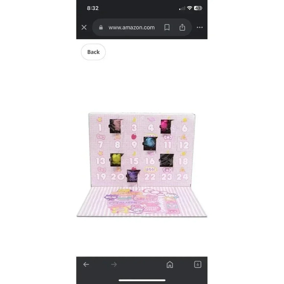 UCC Sanrio Hello Kitty & Friends Advent Calendar Set 24 Days Toy Squishies PINK - Picture 10 of 10